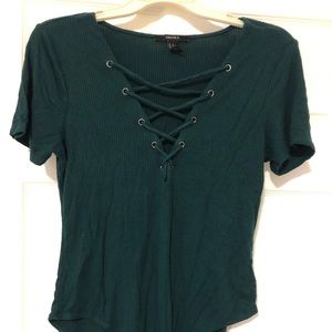 Forest Green bodysuit